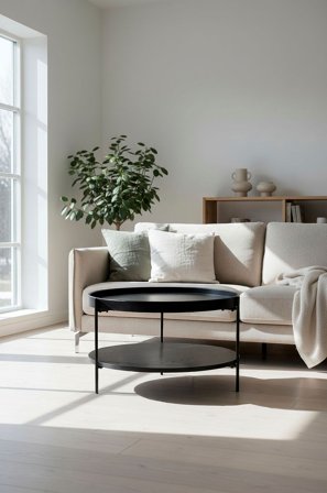 Homeroom Collection - Astrid-sohvapöytä - Musta - Sohvapöydät - - Homeroom