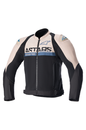 Motorjas Alpinestars SMX Air Lichtbruin/Zwart/Sodalite Zwart M