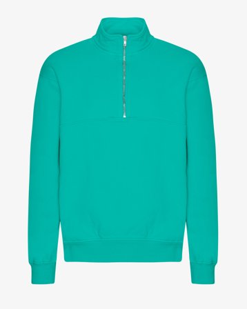Organic Quarter Zip - Tropical Sea S
