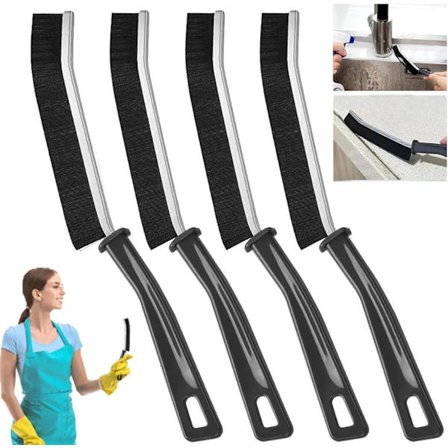 Hård Børste Springrengørings børste med Langt Håndtag, 4-pak, Springrengøring, Smal Rengøringsbørste