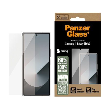 PanzerGlass Galaxy Z Fold7 skjermbeskytter Classic fit