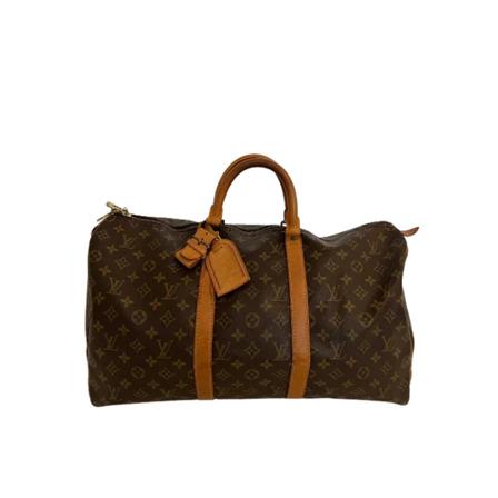 Louis Vuitton Vintage Pre-owned Jased canvas travel-Tass , Bruin , Dames , Maat: ONE Size Vintage Tassen