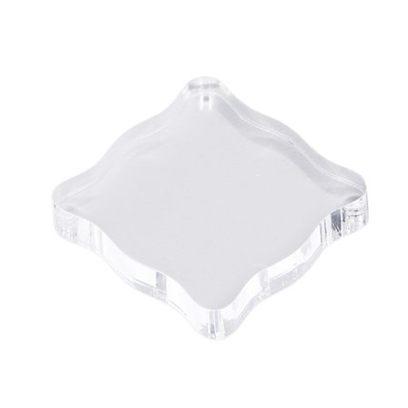 Akryl Stempelblok Akryl Håndtag Buet DIY Stempel Håndværk Gummistempel Transparent StempelTL005