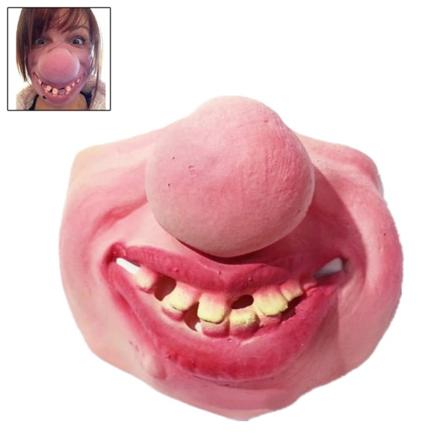Morsom Voksen Festmaske Latex Klovn Cosplay Halvmaske Skumle Masker Halloween Festdekor