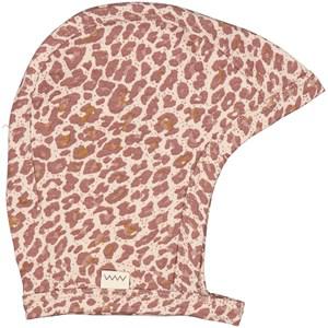 Kids - MarMar Copenhagen Printed Balaclava Dusty Mauve Leo 86 cm - Headwear - 86 CM - Purple - Mädchen