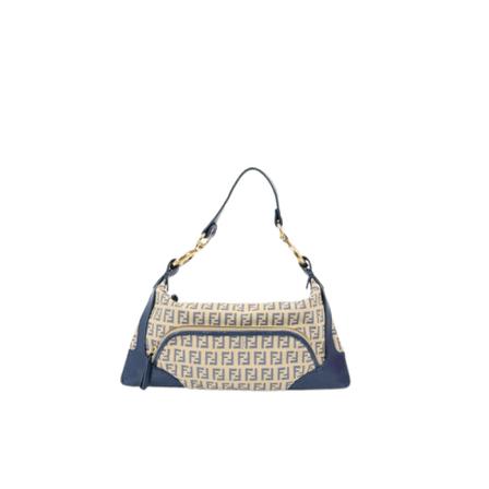 Fendi Vintage Pre-owned Shoulder Tas , Beige , Dames , Maat: ONE Size Vintage Tassen