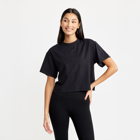 T-shirts Drop of Mindfulness Butter Træning T-shirt Sort - Bodyman.dk