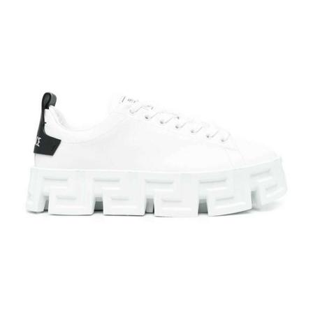 Versace - Sneakers - Vit - Herr - Storlek: 44 Eu, Herr, Storlek: 44 EU