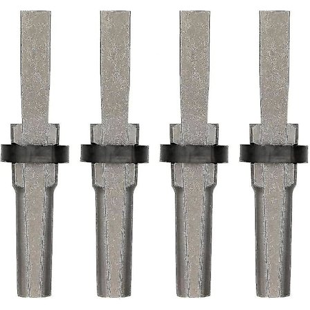 23mm pluggkile og fjærkiler betong marmor granitt steinsplitter håndverktøy; 190mm lang, stor størrelse; kilesplitter (4 pinner)