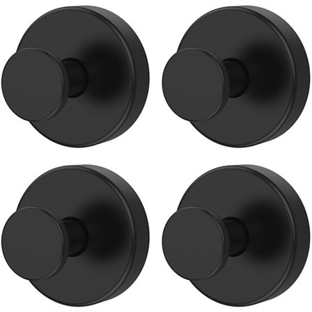 Håndklædekrog 4 Stykker Håndklædekrog med Sugekop Taskekroge Knagerækker Kroge Klæbekroge Husholdningstilbehør Vægkroge Ovale Kroge Oval Dør