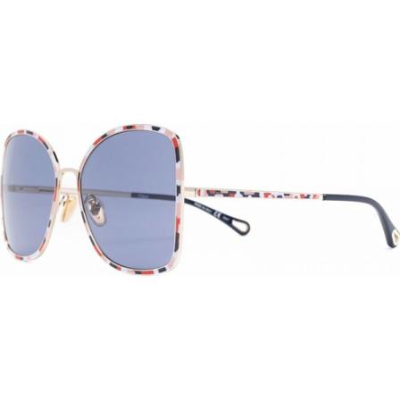 Chloé, sunglasses Ch 0101S 001 Niebieski, Kobieta, Rozmiar: ONE Size