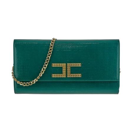 Elisabetta Franchi, Cross Body Bags Groen, Dames, Maat:ONE Size