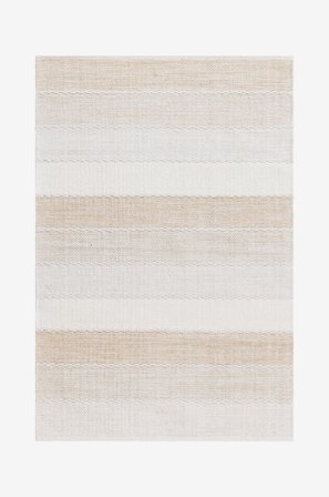 KM Home - Puuvillamatto Båstad - Luonnonväri - Puuvilla- & räsymatot - 140X200 - - Homeroom