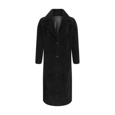 Arma, Single-Breasted Coats Zwart, Dames, Maat:XL