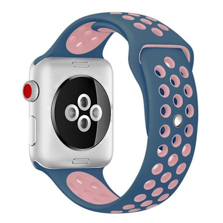 För Apple Watch 42/44mm L silikon Sport klockarmband