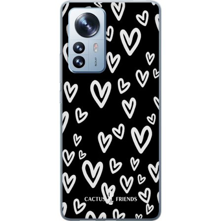 Yhteensopiva Puhelinkuori Xiaomi Xiaomi 12 Pro Cactus and Friends - Handdrawn Love Chaos