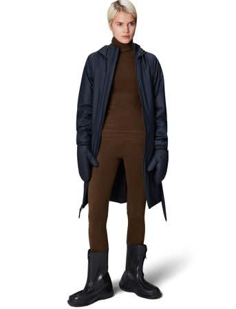Rains Lohja Long Insulated Jacket W3T2 - Navy - M