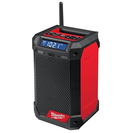 Milwaukee M12 RCDAB+-0 Radio med Bluetooth, uten batteri, Byggradio & høytallere