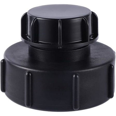 Adapter S100x8 til Reducer S60x6 Grovgevind med Prop Tank IBC Tank Adapter Tap Adapter Haveslange til Regnvandstank Tøndeventil