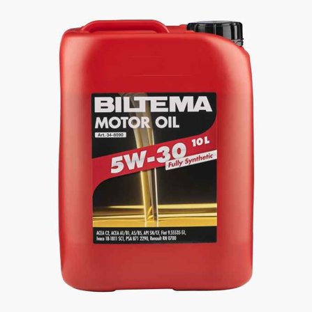 Helsyntetisk motorolja 5W-30 ACEA C2 A1/B1 A5/B5 10 liter
