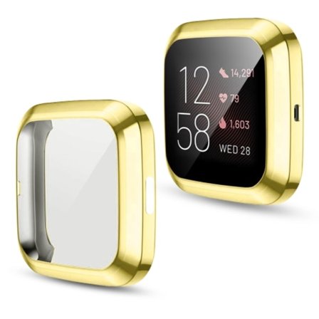 För Fitbit versa 2 Plating TPU All-inclusive Protective Shell
