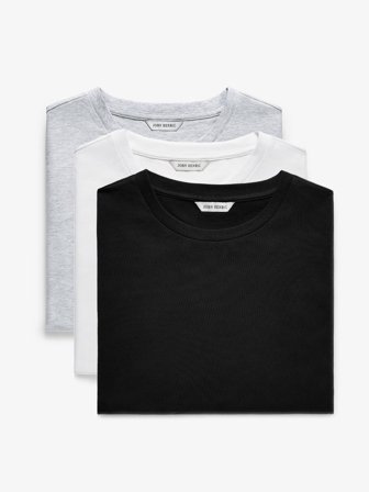 John Henric Men's 3-Pack T-shirts Size