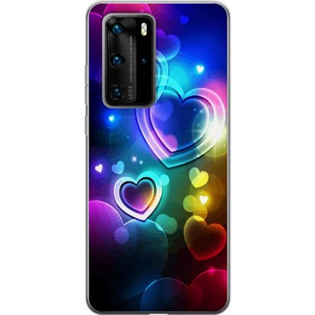 Kompatibelt Mobildeksel til Huawei Huawei P40 Pro NeonKjærlighet