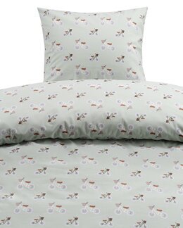 Sengetøj Plingeling 2-delt Grøn