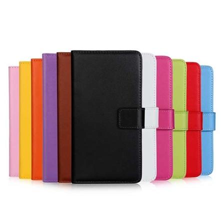 Pengebokveske Ekte Skinn Xiaomi Mi Note 10/10 Pro - flere farger Svart