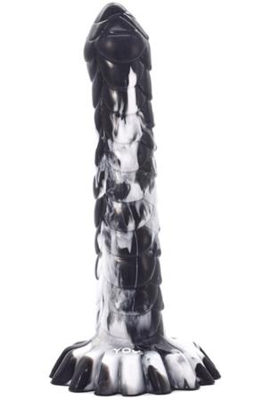 Nagal Dildo Black-White 25 cm Dragon dildo - Blushme.se