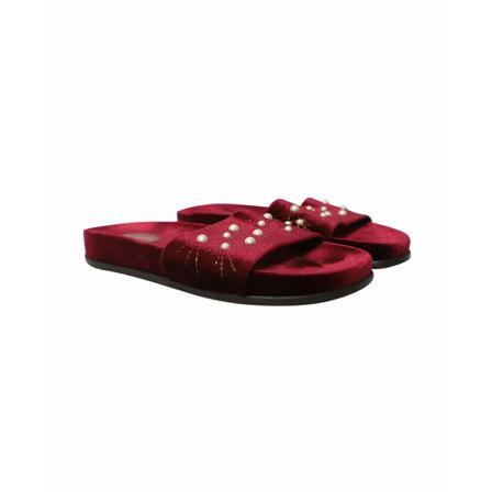 Aquazzura - Flip-flops - Röd - Dam - Storlek: 39 Eu, Dam, Storlek: 39 EU