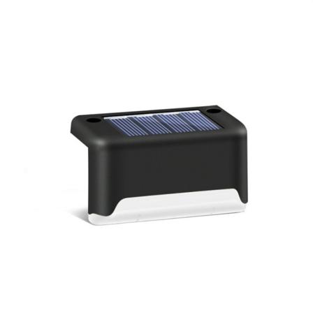 4 Stk LED Solar Lampe IP65 Vanntett Utendørs Hage Lys Dekor Black