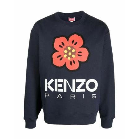 Kenzo, Sweatshirts Blauw, Heren, Maat:L,Cotton,print