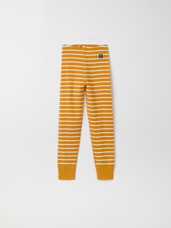 Polarn O. Pyret - Striped trousers - 104 - Childrenswear - yellow