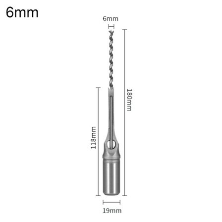 Firkantet hulbor træbearbejdningsværktøj 6MM