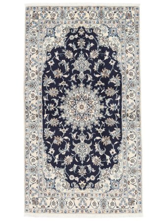 119X212 Alfombra Oriental Nain Gris Oscuro/Gris (Lana, Persia)