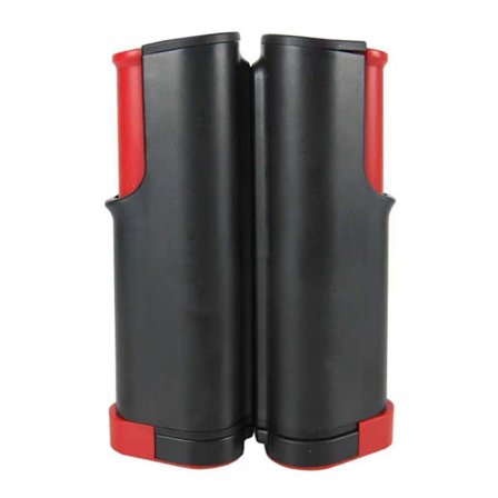 Udtrækkeligt net til bordtennisbord Sort+rød