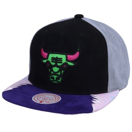 Mitchell & Ness - NBA Svart snapback Keps - Chicago Bulls Day 5 Black/Grey Snapback @ Hatstore