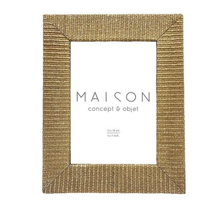 Kultainen polyresiinivalokuvakehys 12,7 x 17,8 cm
