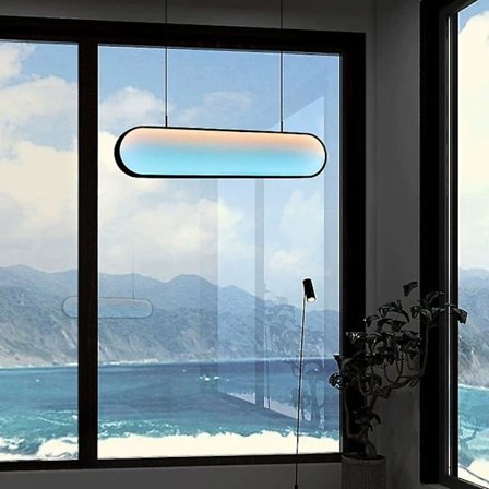 LED Hængende Lampe Liner Design RGB Hængende Lampe Armatur