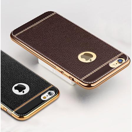 iPhone 6/6S - Robust Stilig Vintage-deksel LEMAN Roséguld