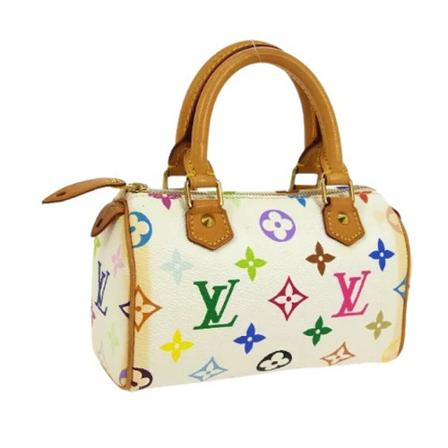 Louis Vuitton Vintage, Pre-owned Canvas louis-vuitton-bags Wit, Dames, Maat:ONE Size