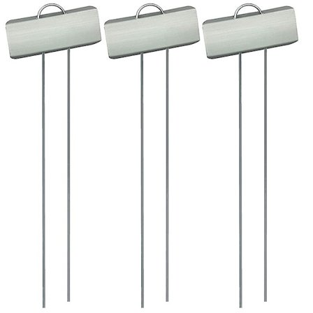 25 Pack Metall Etiketter, Trädgård Blomkruka Märken, Vattentät Skylt