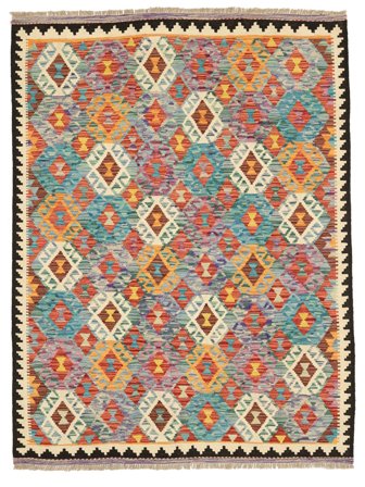 Kilim Afghan Old Style Rug 155X206 Wool, Afghanistan
