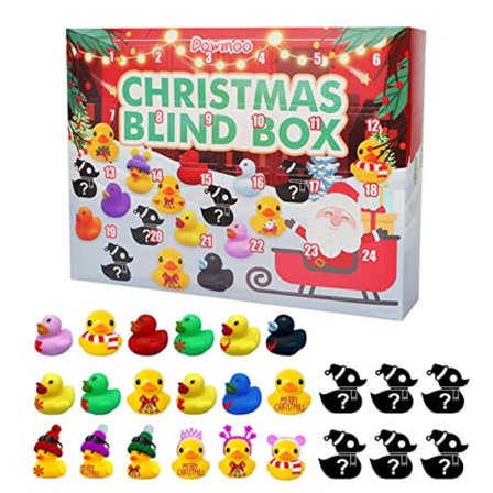 Adventskalender Andunger, Adventskalender for barn 2023, Jenter 24 Luker, Julekalender, Skjult Boks