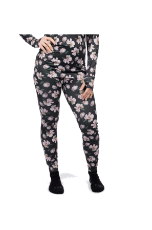 Pantalones Interiores Mujer FXR Atmosphere Negro floral S