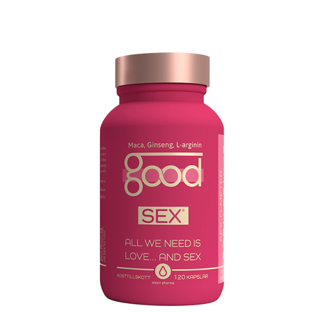 Elexir Pharma Good Sex Maca + Ginseng + L-arginin 120 kapsler