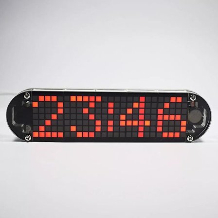 Høj nøjagtighed Multifunktion Led Dot Matrix Animation Effects Clock Diy Kit Nyt