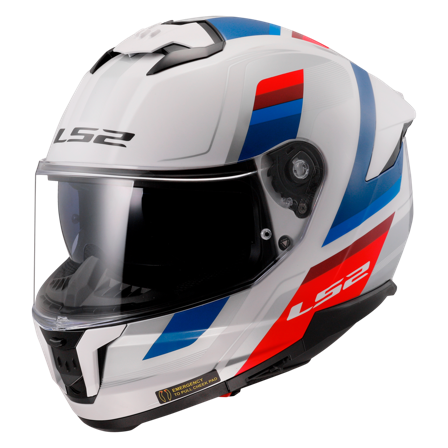 Casco Integral LS2 FF808 Stream II Vintage Blanco/Azul/Rojo L