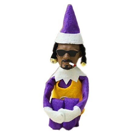 Snoop On A Stoop Elf Dukke Resin Plys Dukke Blød Følelse Dukke Legetøj Dekoration Til Julefest Ferie Hjem Have Dekoration